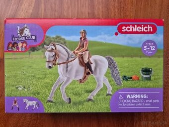 Schleich jazdkiňa na koni