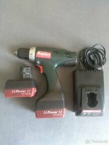 aku vrtacka METABO 12v 5Ah baterie