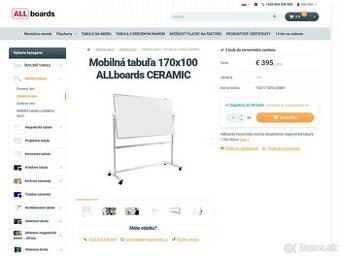 Magnetická tabuľa 170x100