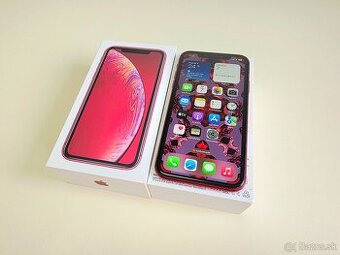 APPLE iPhone XR 64GB,RED,TOP STAV ,ZDRAVIE BATERKY 100%