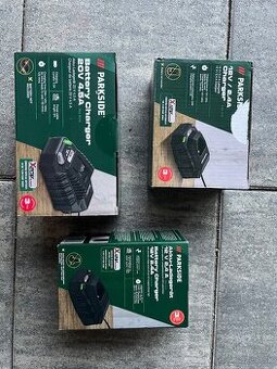 Nabíjačky Parkside 12V a 20V