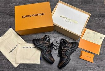 Louis Vuitton tenisky zenske black komplet balenie