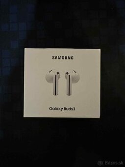 Slúchadlá Samsung Galaxy Buds 3 biele/ Bluetooth 5.4/ 30hod