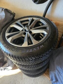 Predám ZIMNÉ komplety ALdiskoch(BROCK), PNEU(Dunlop Sport)
