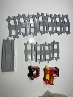 Lego duplo vlak koľajnice 14 kusov