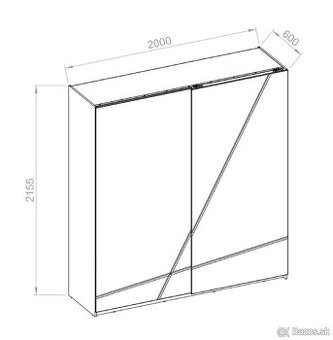 Satikova skrina biela Futur 12