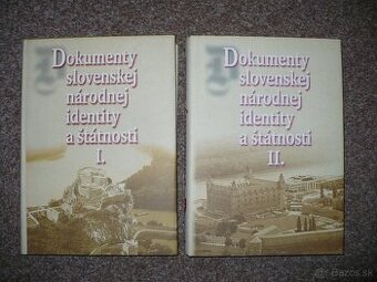 Dokumenty slovenskej národnej identity a štátnosti I.+II.