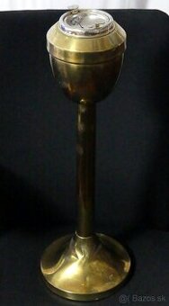 starozitny mosadzny popolnik, vyska 63 cm