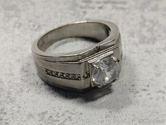 Krásný velmi starý pánsky prsten velikost 64