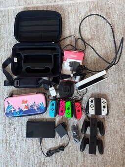 Nintendo Switch OLED s vybavou
