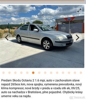 Skoda octavia 2 1.6 mpi
