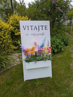 Uvutacia tabuľa na vašu svadbu