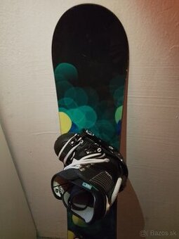 153 cm damsky snowboard BURTON + viazanie Burton