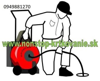 Krtkovanie čistenie odpadov kanalizacie MALACKY okolie