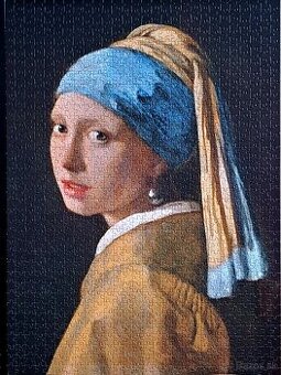 Dievča s perlovou náušnicou - Johannes (Jan) Vermeer van Del