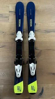 Detské lyže s lyžiarkami