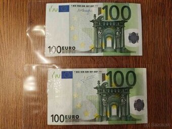 Zberatelska Sto Eurová bankovka
