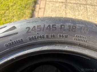 Letné pneumatiky CONTINENTAL 245/45 R18