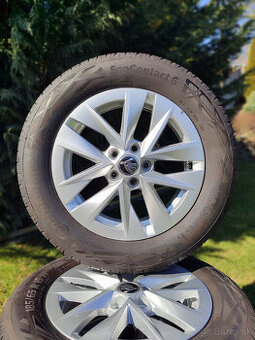 ŠKODA FABIA originálne letné kolesá  CONTINENTAL 185/65 R15