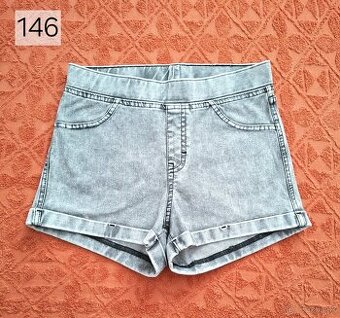 Dievčenské rifľové kraťasy 146