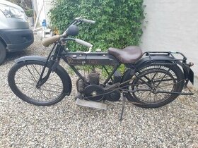 Veteran motocykel Bown Villiers rv 1916 270ccm s papiermi TP