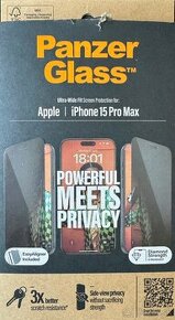 Ochranné sklo Panzer Glass privacy iPhone 15 pro MAX