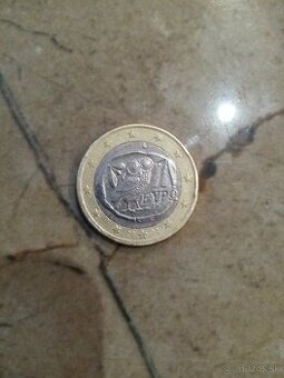 Vzácna 1euro minca 2002 Grecko