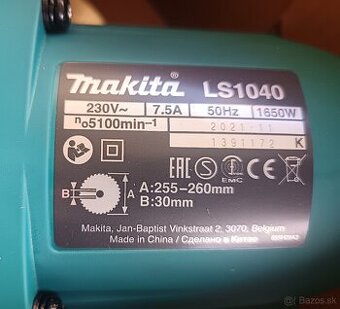 Makita LS1040N pokosová píla