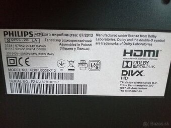 Philips 50pus7006/12 a 42PFL6008/12