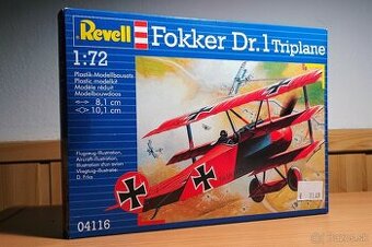 Plastiková stavebnica lietadla Fokker DR. 1 - Revell, 1:72