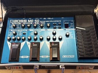 Gitarový multiefekt Boss ME-50 + adaptér a kufrík