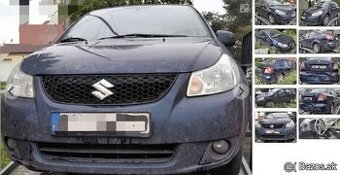 SUZUKI SX4 1.6 2008 predám NÁRAZNÍK, MOTOR M16A, DVERE sedan