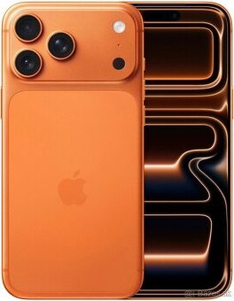 Predám iPhone 17 Pro Max 512GB Orange + kryt + sklo