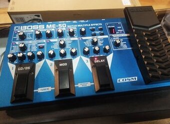 Multiefekt Boss ME-50 + adaptér
