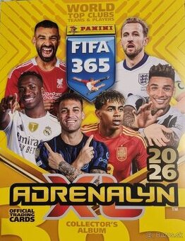 Futbalové kartičky andrenalyn 365 XL