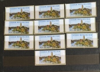 Poštové známky ČR - hrad Zvíkov