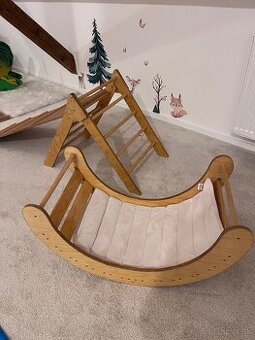 Piklerovej triangel - doska + hojdačka