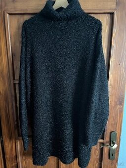 H&M Čierny Over Size sveter  M