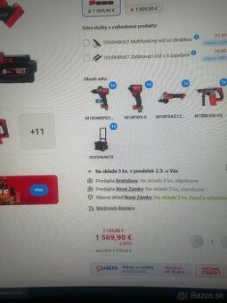 Milwaukee sada náradia