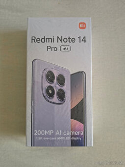 Predám Xiaomi Redmi Note 14 Pro 5G nový, nevybalený