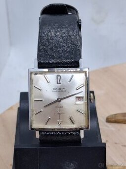 Predám funkčné Pánske náramkové hodinky CAUNY Calendario 17