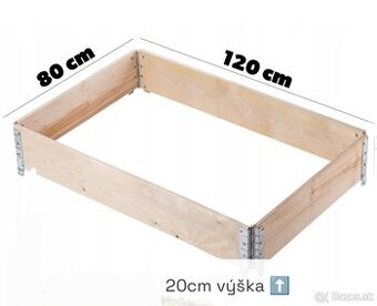 Drevené ohrádky na vyvýšené záhony