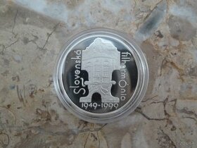 Predám striebornú mincu 200 SK, 1999 Slovenská filharmónia -