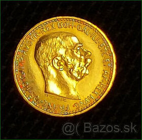 Zlatá minca, 10-koruna František Jozef I., r. 1912, mince