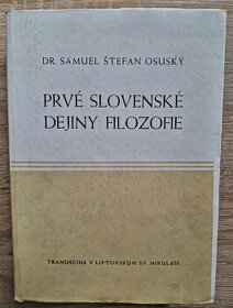 Prve slovenske dejiny filozofie