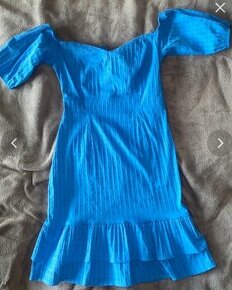 Modré letné šaty Mohito veľ.xs