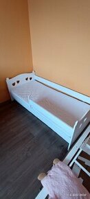 Detská posteľ s úložným priestorom a novým matracom