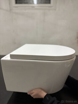 WC závesné SAT Brevis vrátane dosky softclose, zadný odpad