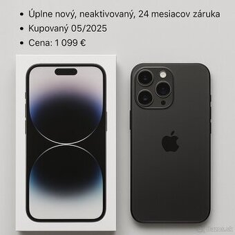 Predám iPhone 16 Pro 128 GB – Nový, nerozbalený