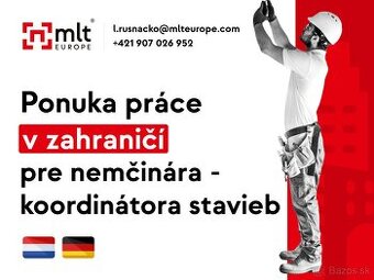Ponuka práce Nemecko Nemčinár Koordinátor